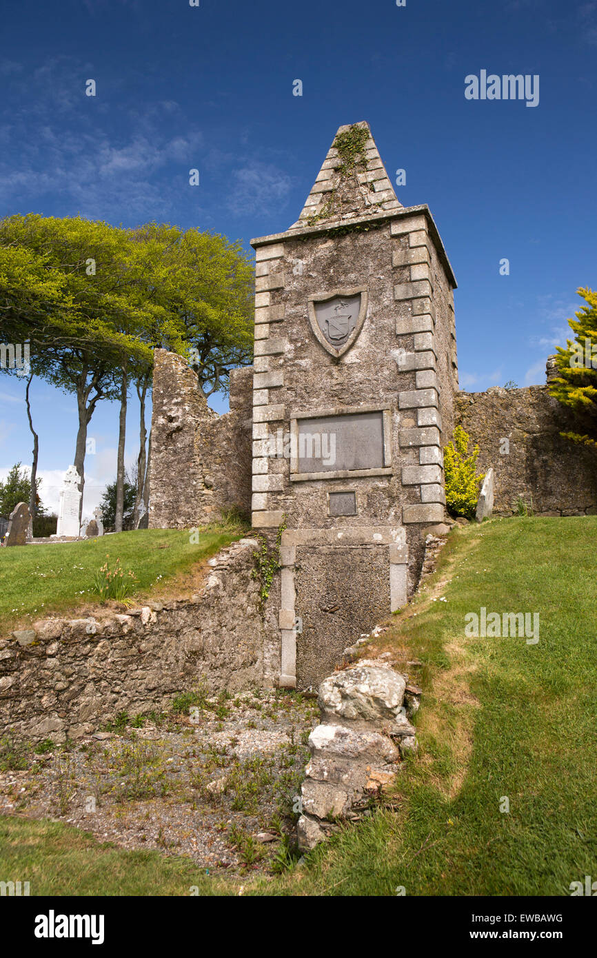 L'Irlande, Co Wexford, pont Wellington, Rosegarland mausolée familial Banque D'Images