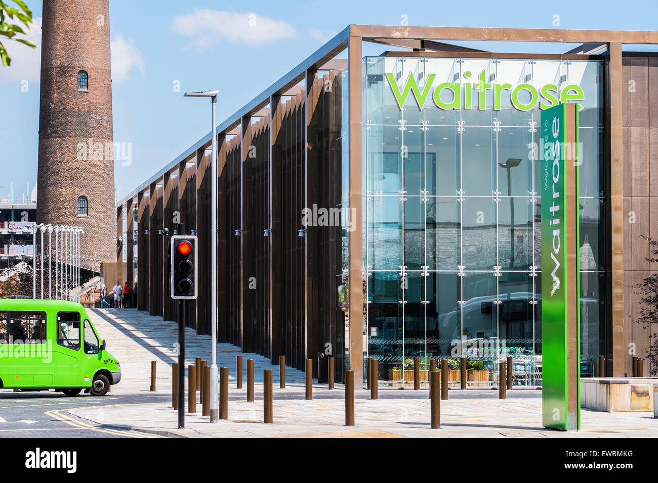 Supermarché Waitrose Chester, Cheshire, Angleterre, Royaume-Uni Banque D'Images