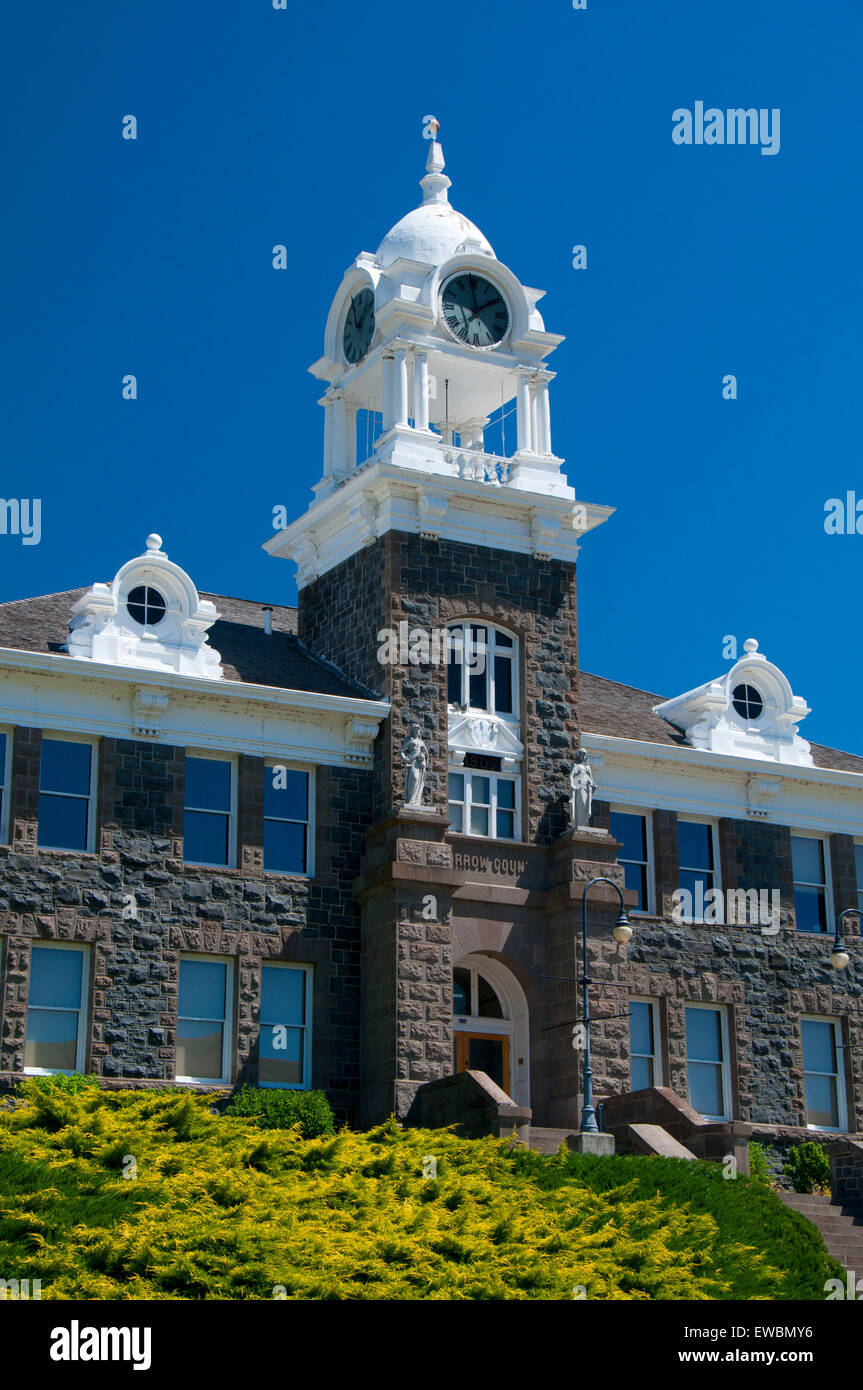Courthouse, Blue Mountain National Scenic Byway, Heppner, Oregon Banque D'Images
