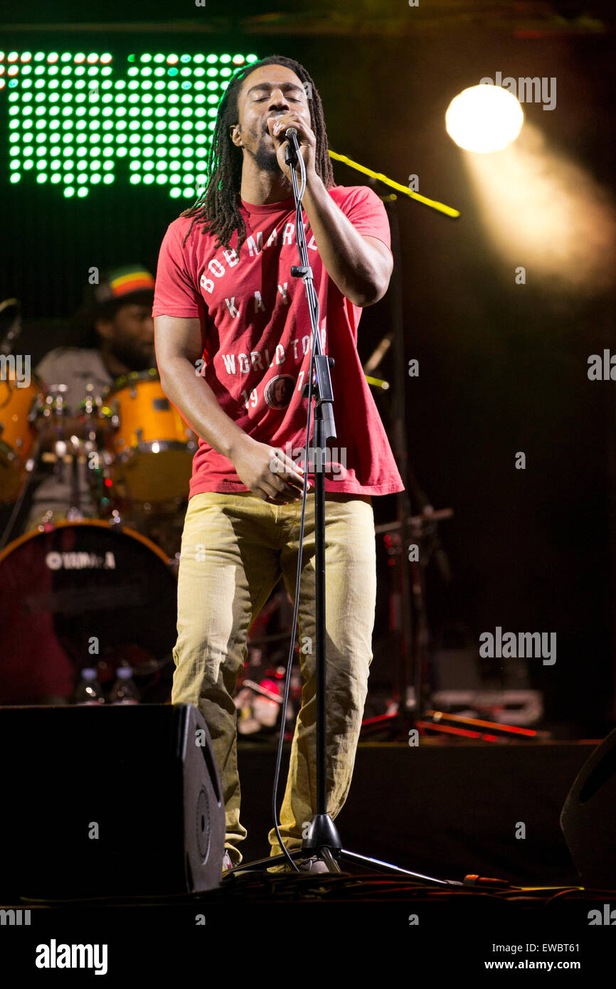 Les Wailers en concert (2014/07/26) Banque D'Images