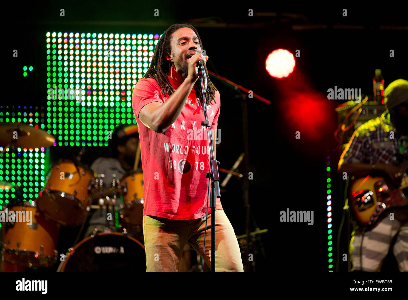 Les Wailers en concert (2014/07/26) Banque D'Images