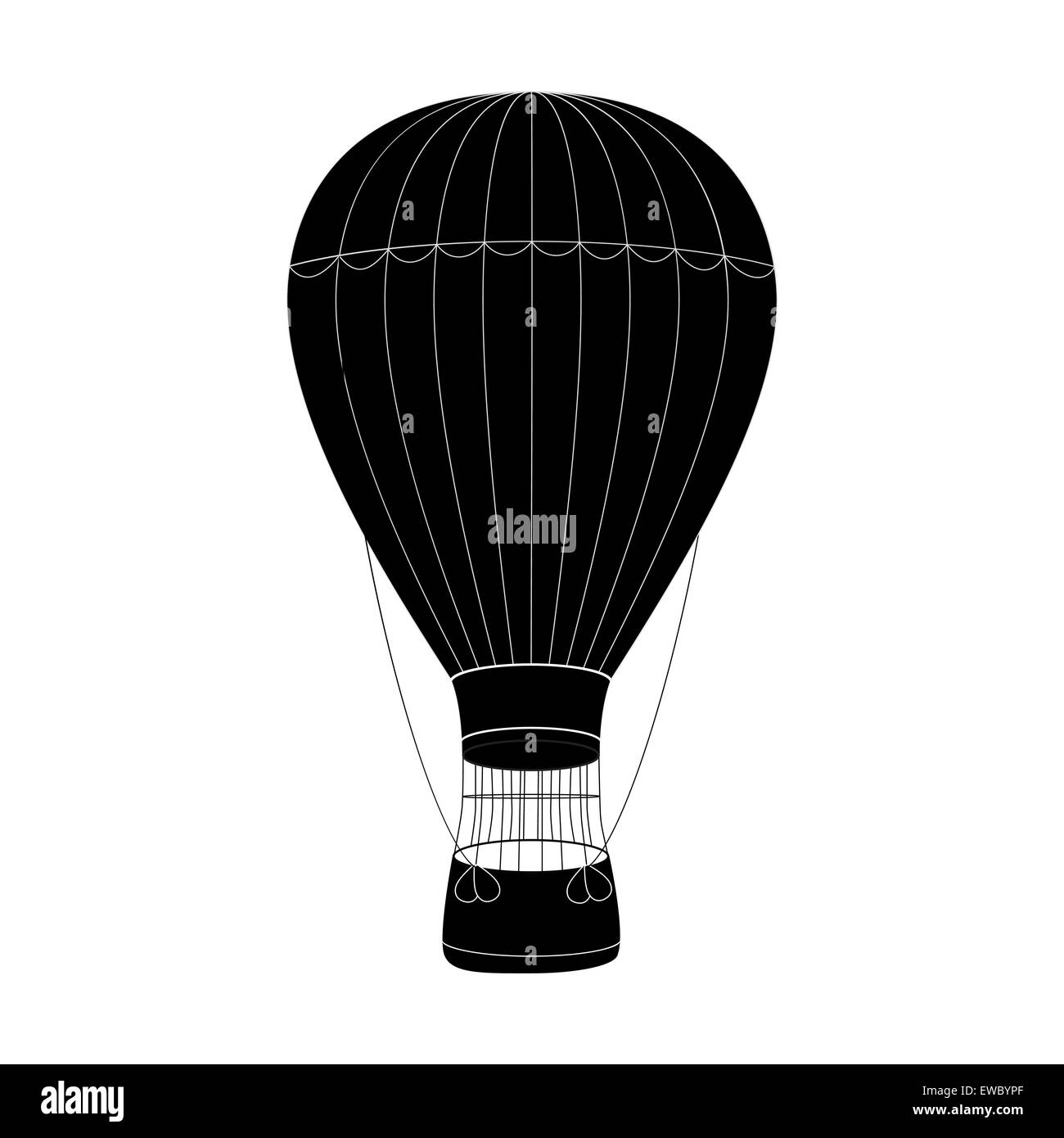 Illustration Vecteur de fond de ballon à air Illustration de Vecteur