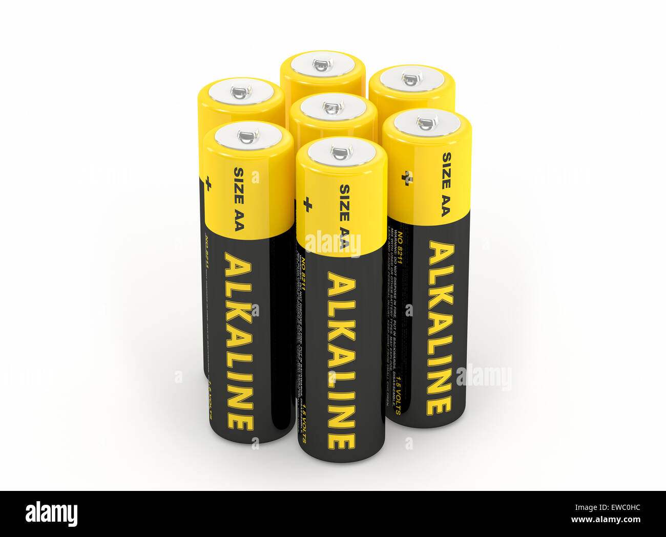 Pile alcaline. Banque D'Images