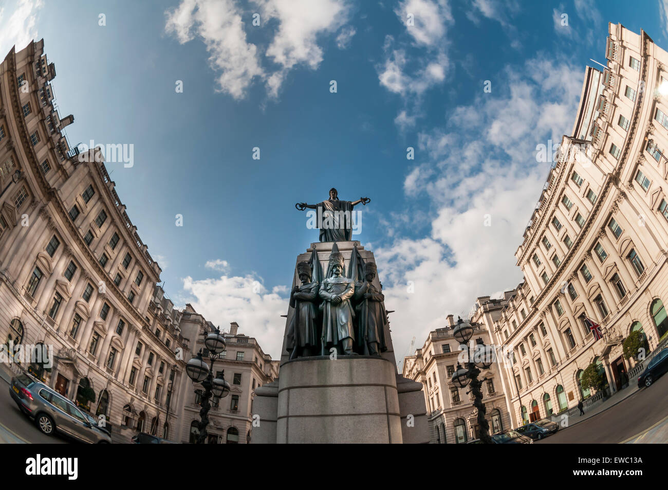 Mémorial de la guerre de Crimée à Waterloo Place Londres Banque D'Images