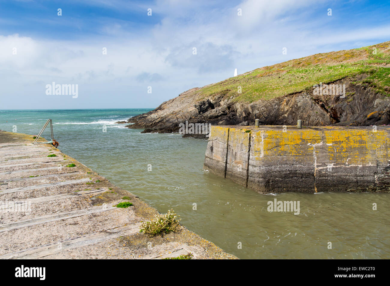 Porthgain Pembrokeshire Wales UK Europe Harbour Banque D'Images