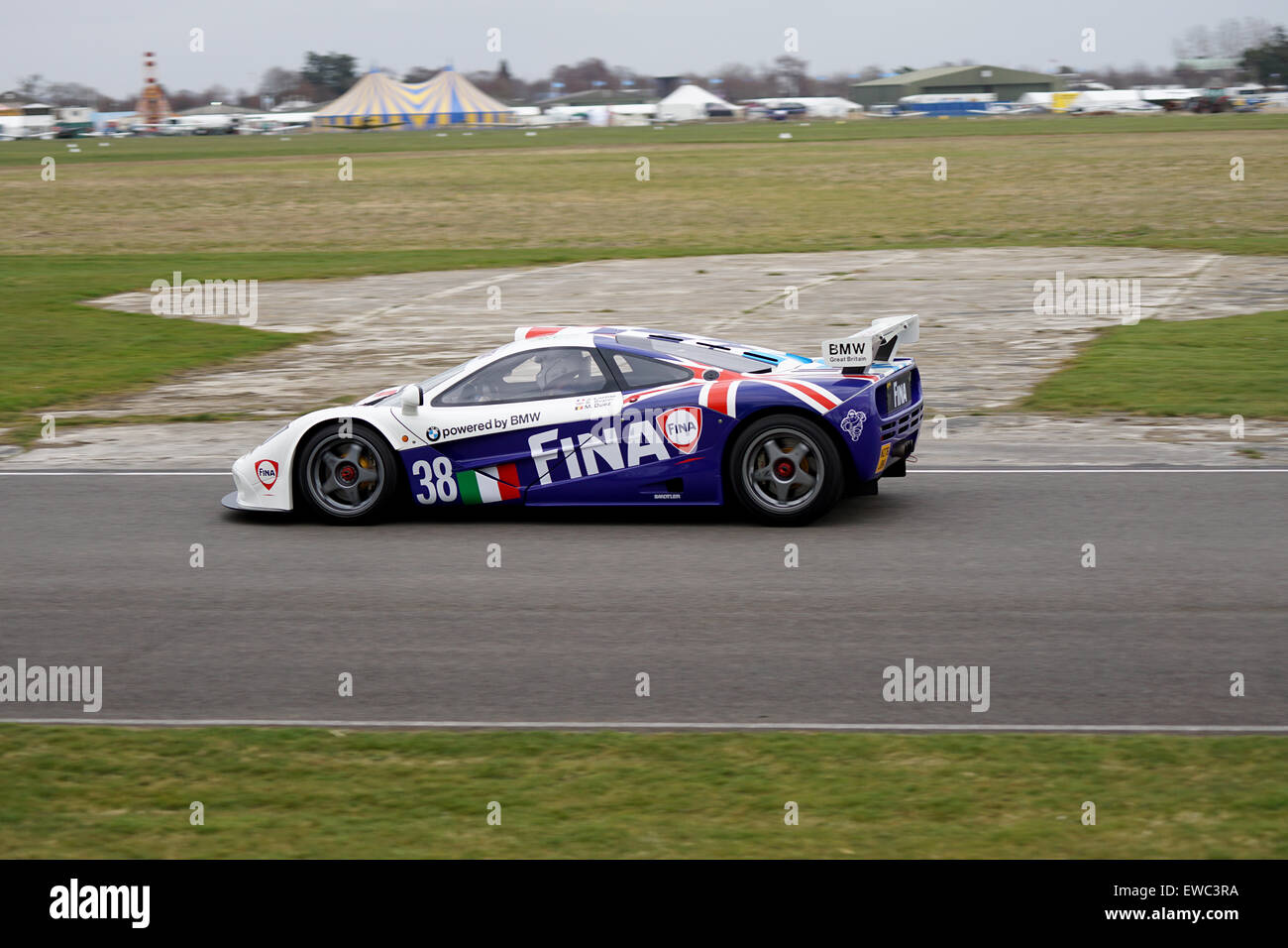McLaren F1 en démonstration lors de la réunion des membres de Goodwood Banque D'Images