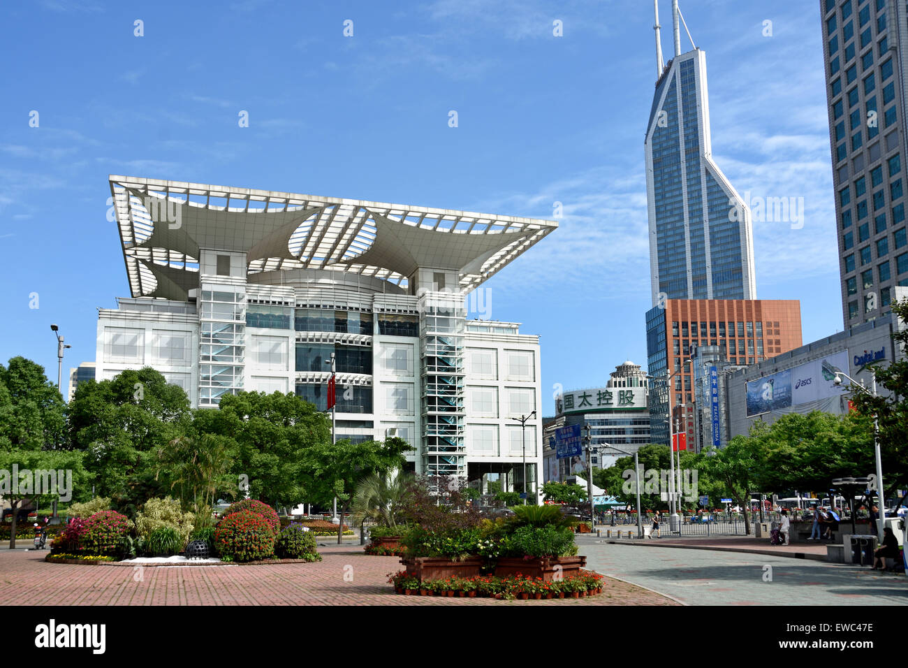 Exposition de la planification urbaine de Shanghai Renmin Park ( ) de la Place du Peuple chinois Chine Huangpu District Banque D'Images