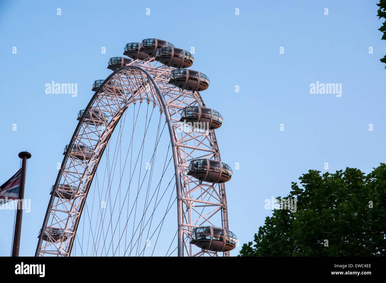 Close-up of London Eye Banque D'Images