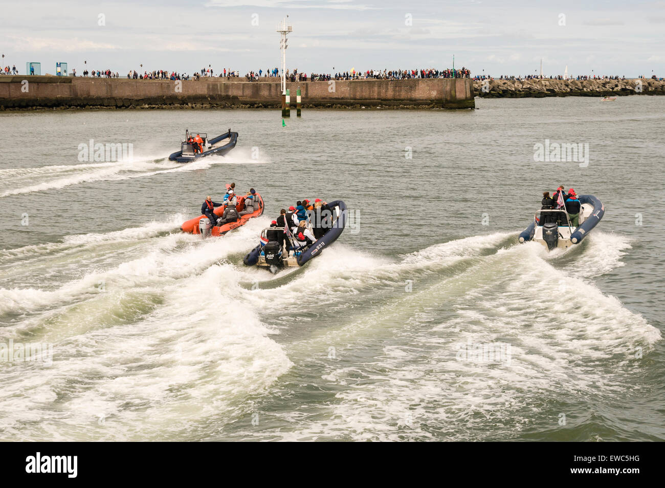 Quatre Côtes d'un port de sortie d'alimentation à grande vitesse. Banque D'Images