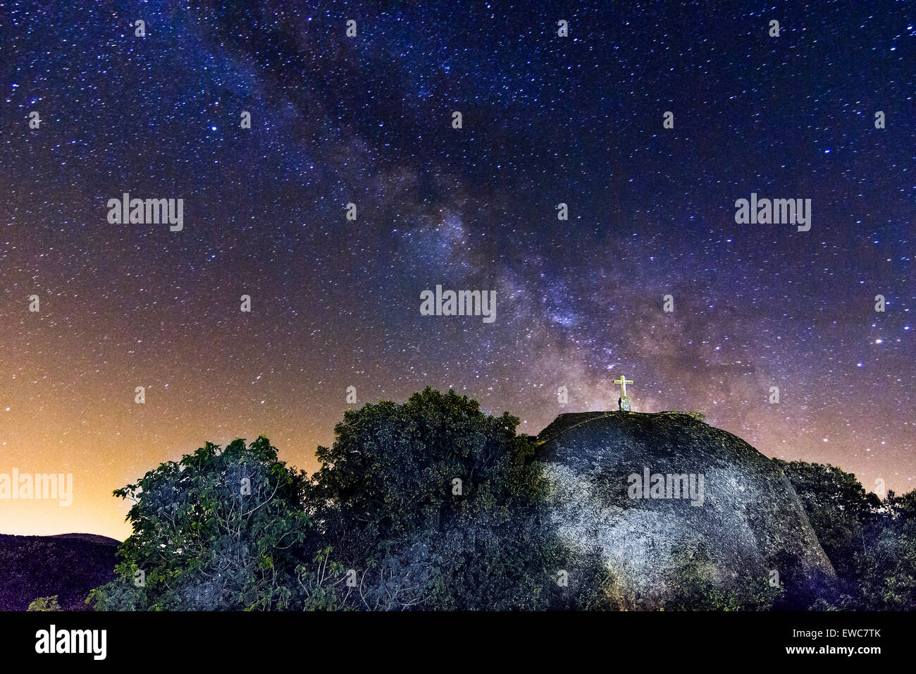 voie lactée Banque D'Images