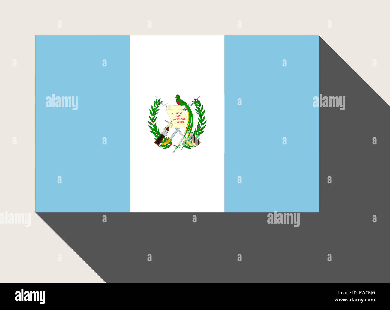 Guatemala drapeau dans télévision web design style. Banque D'Images
