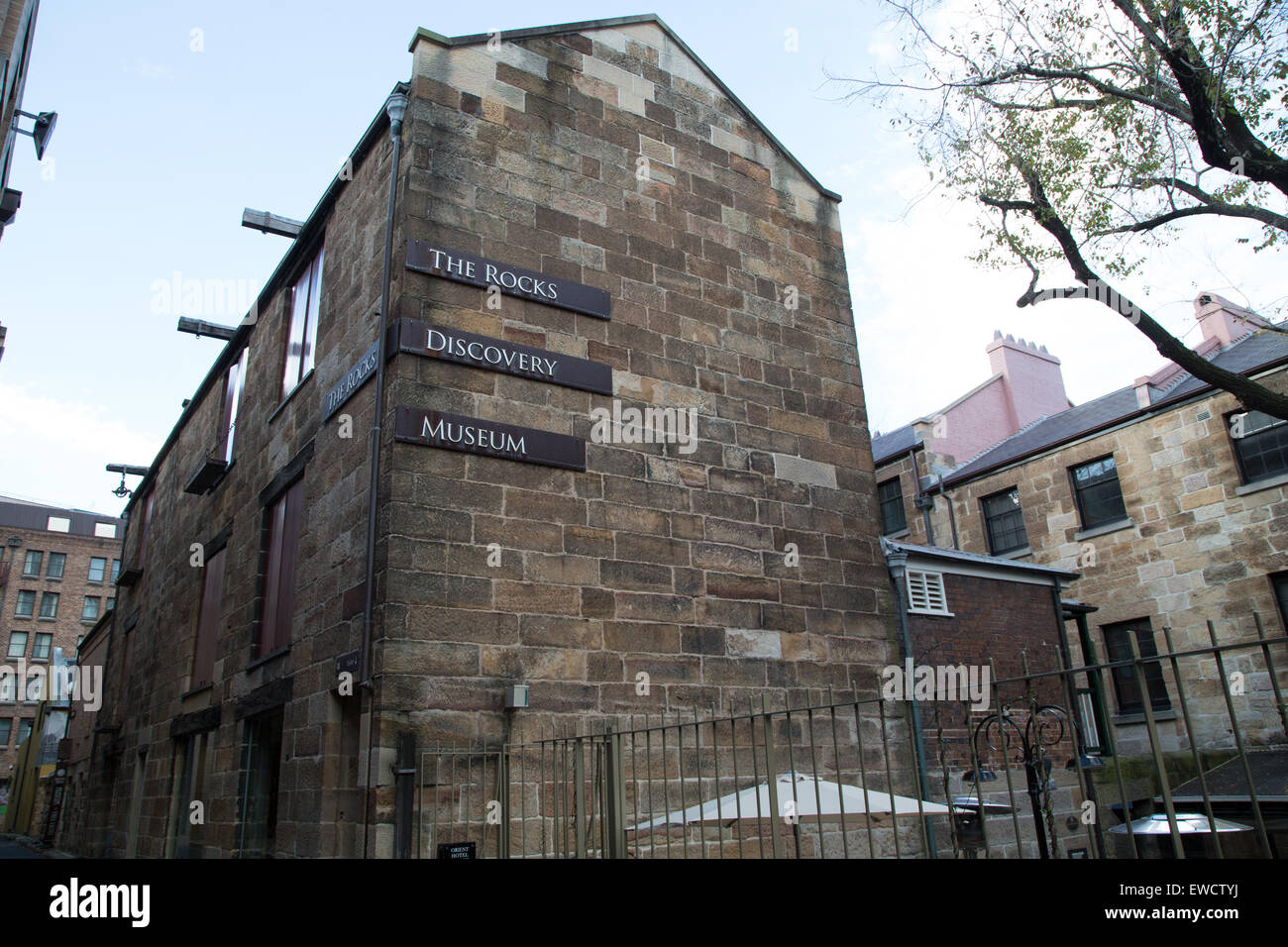 Les roches Discovery Museum à 2-8 Kendall Lane à Sydney, Australie. Banque D'Images