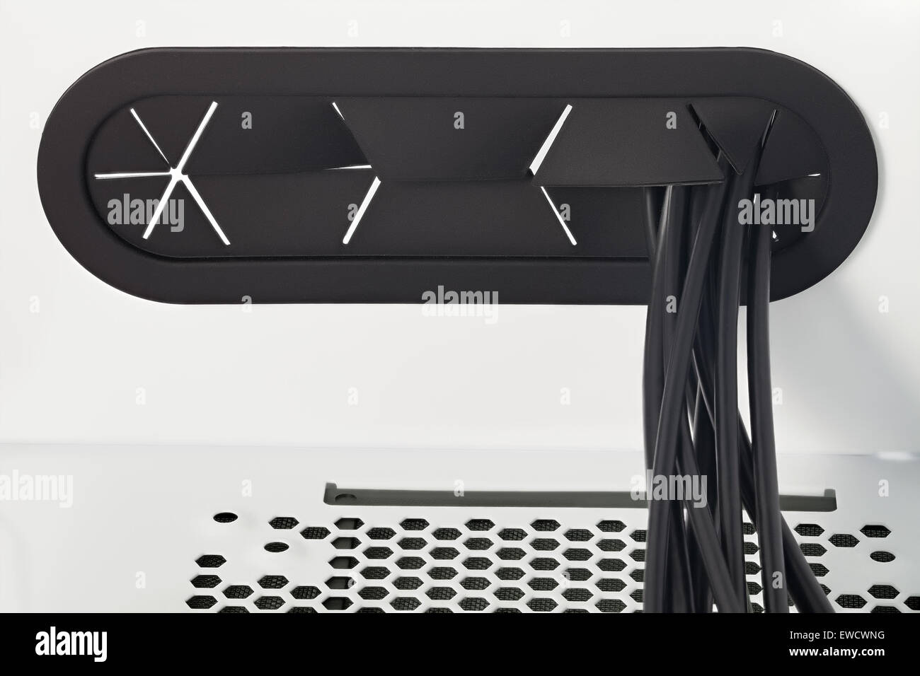 Ordinateur personnel câbles et cordons Banque D'Images