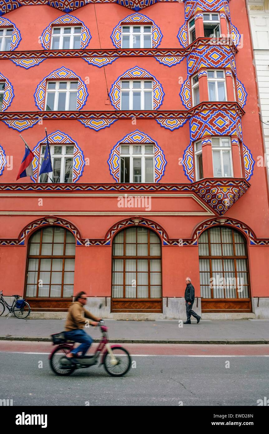 Ljubljana. La Slovénie., Ljubljana. La Slovénie Banque D'Images