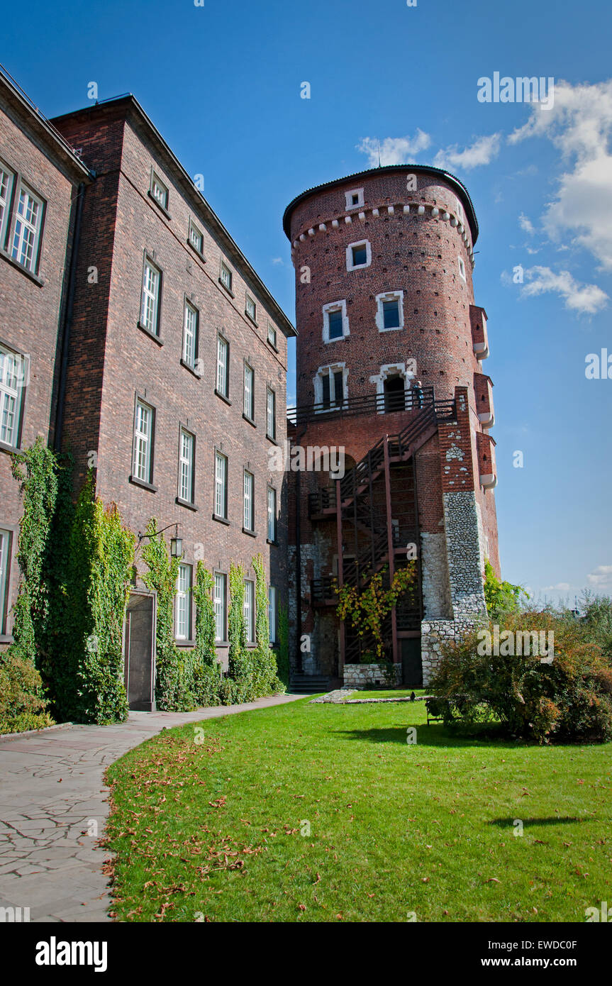 Le château de Wawel. Banque D'Images