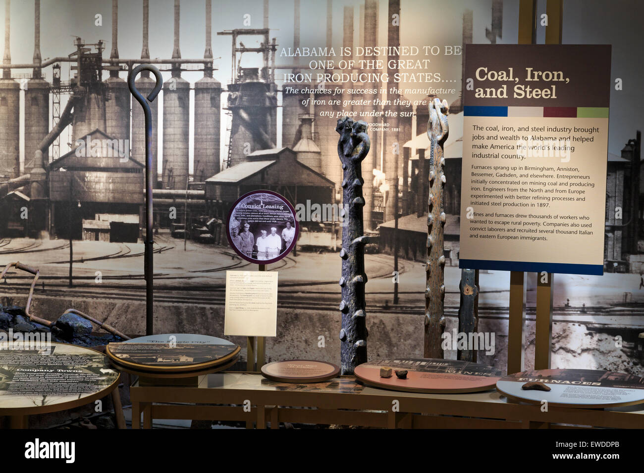 Archives de l'État & History Museum, Montgomery, Alabama, États-Unis Banque D'Images