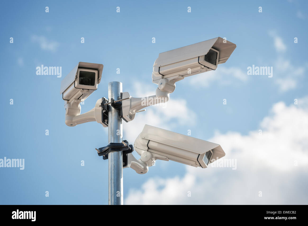 Caméra de surveillance CCTV de sécurité Banque D'Images