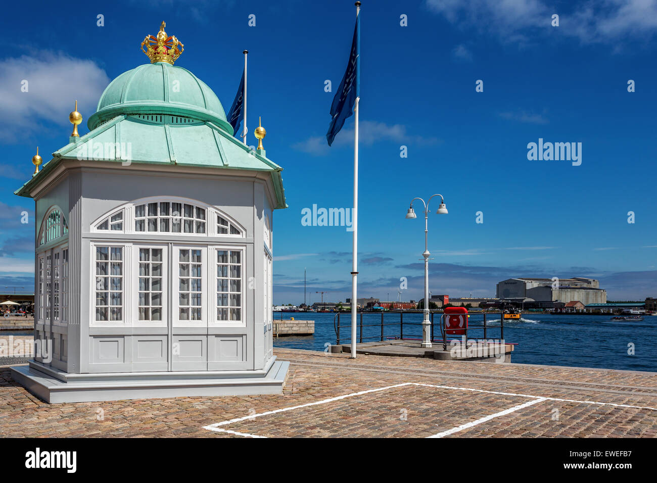 Les pavillons Royal, Copenhague, Danemark Banque D'Images