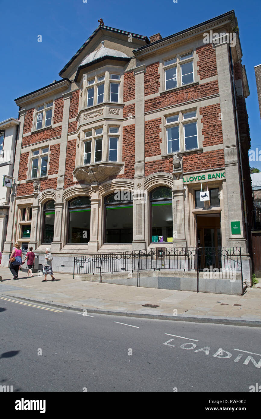 La banque Lloyds dans Dawlish Devon Banque D'Images