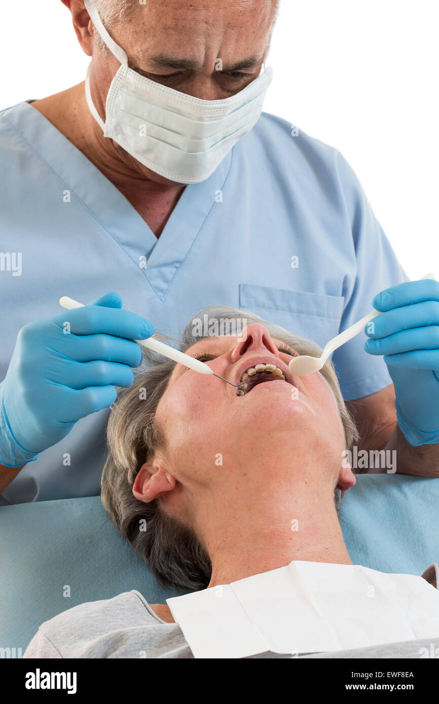 Pour LES SOINS DENTAIRES Banque D'Images