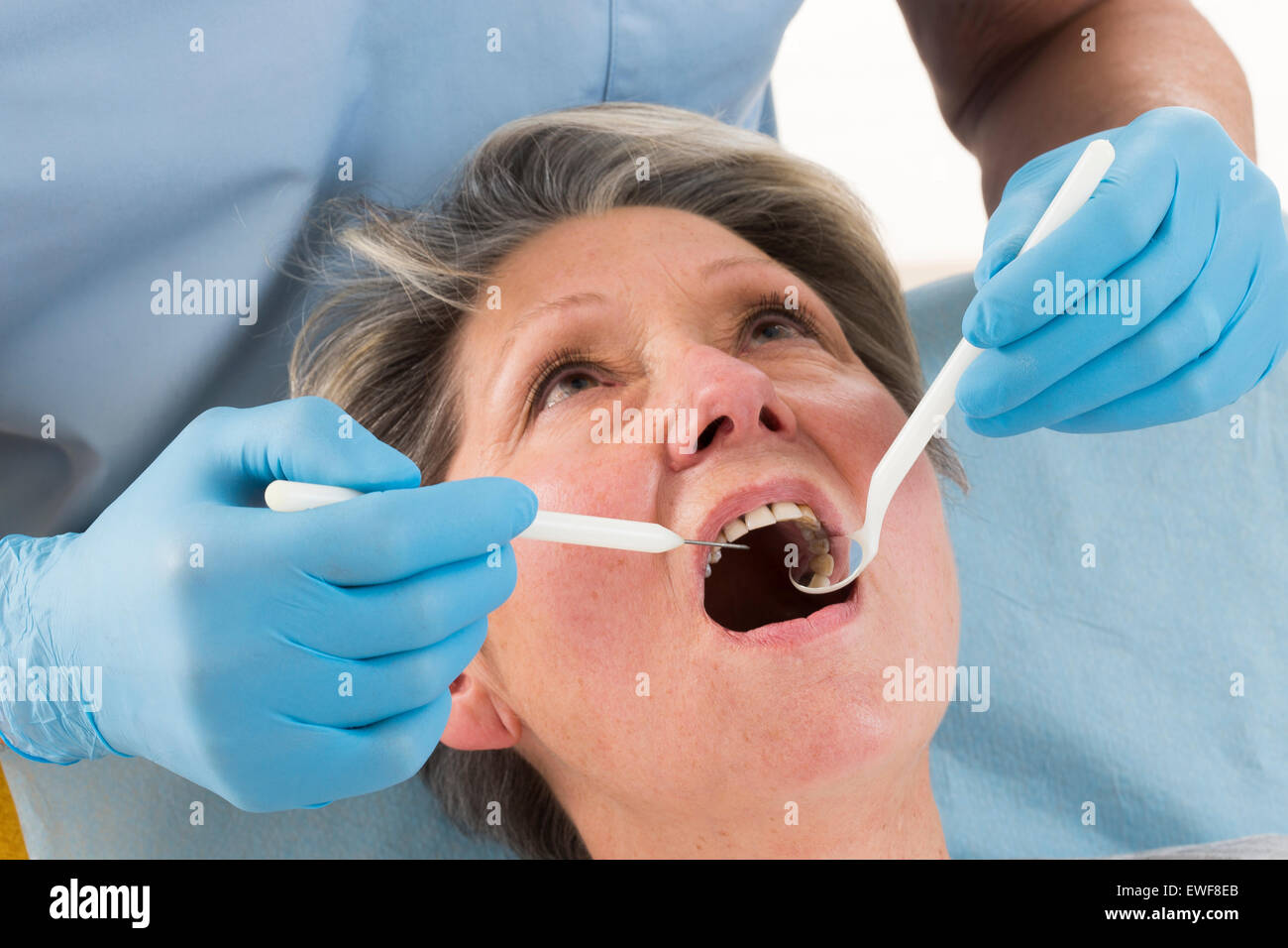 Pour LES SOINS DENTAIRES Banque D'Images