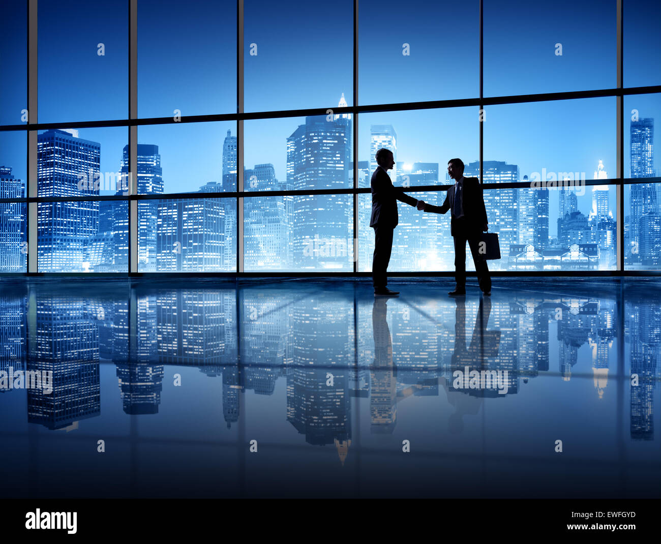 Accord d'entreprise fructueuse collaboration Deal Banque D'Images