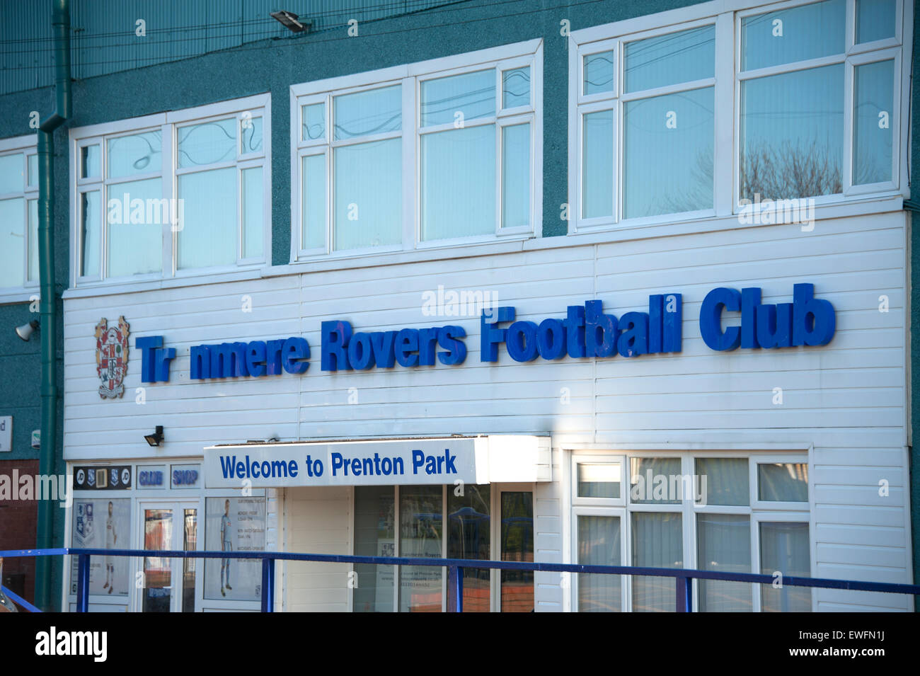 Tranmere Rovers Football Club Wirral Prenton Park Banque D'Images