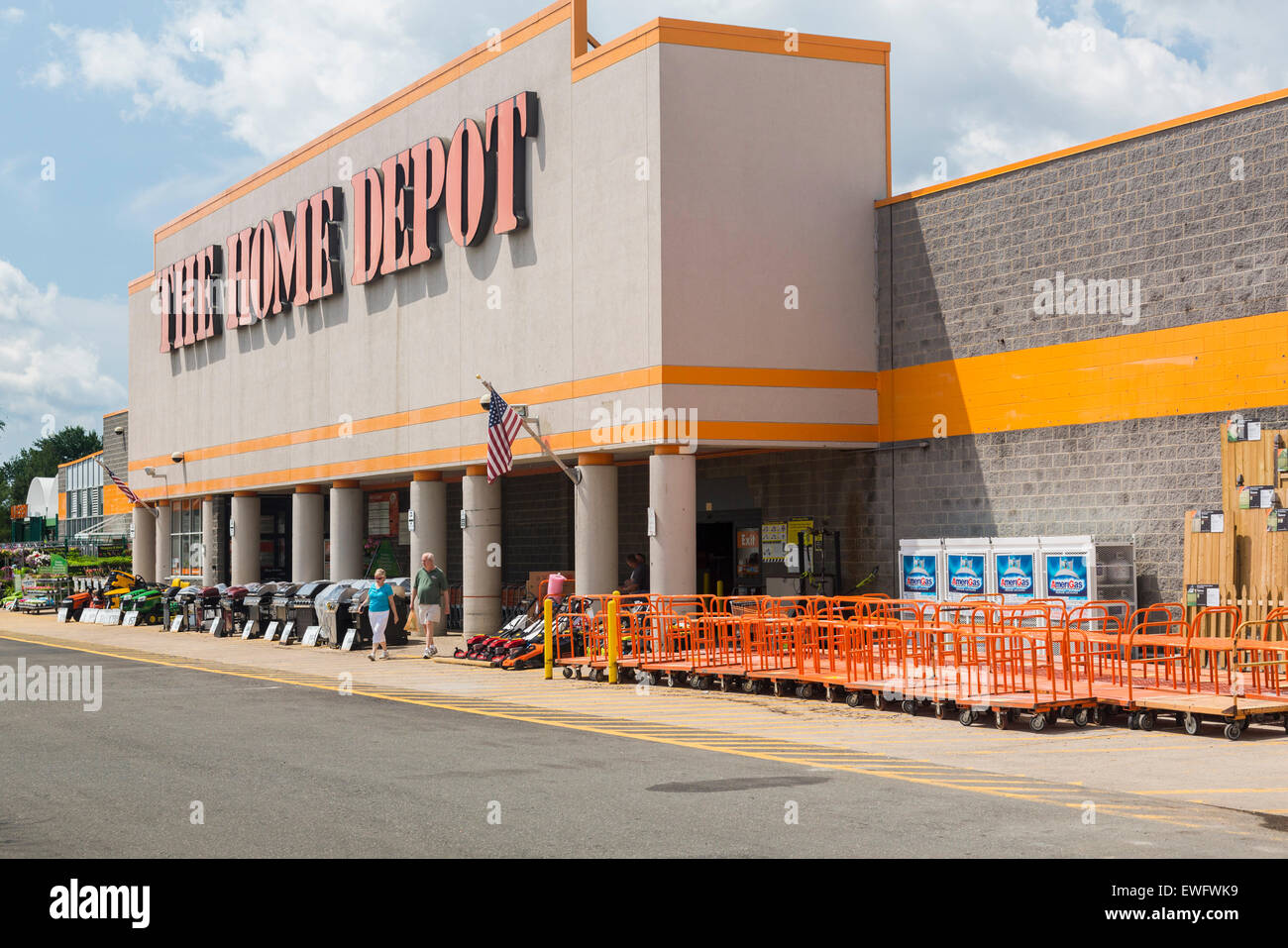 Chaîne de magasins de matériel de Home Depot à Manassas, Virginie, USA Banque D'Images