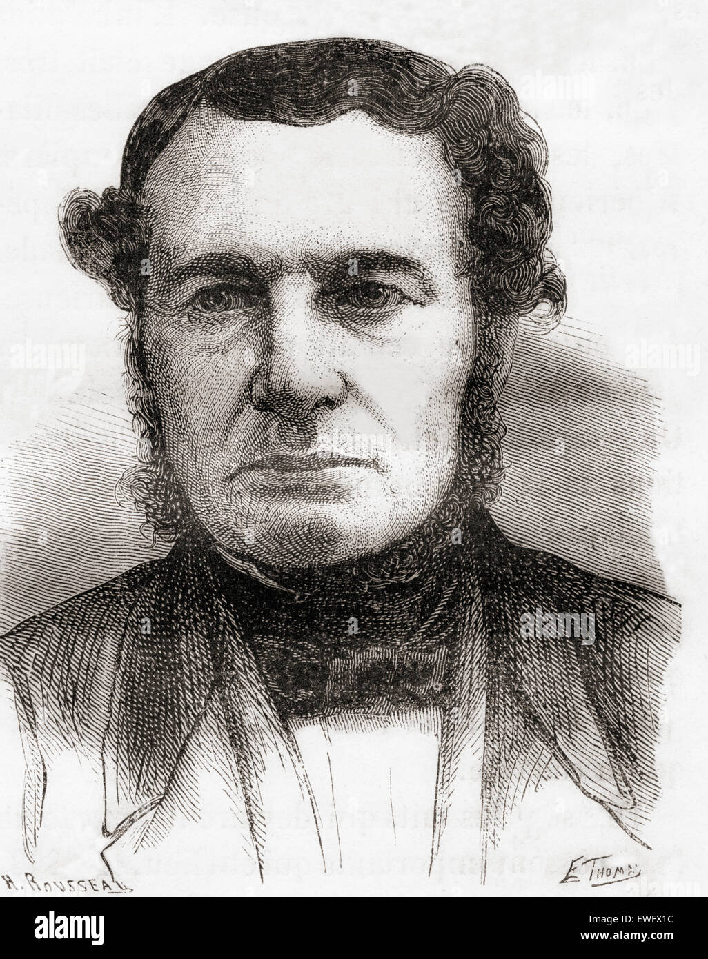 Joseph-François Malgaigne, 1806 - 1865. Chirurgien français et historien de la médecine. Banque D'Images Joseph-François Malgaigne, 1806 - 1865. Chirurgien français et historien de la médecine. Banque D'Images