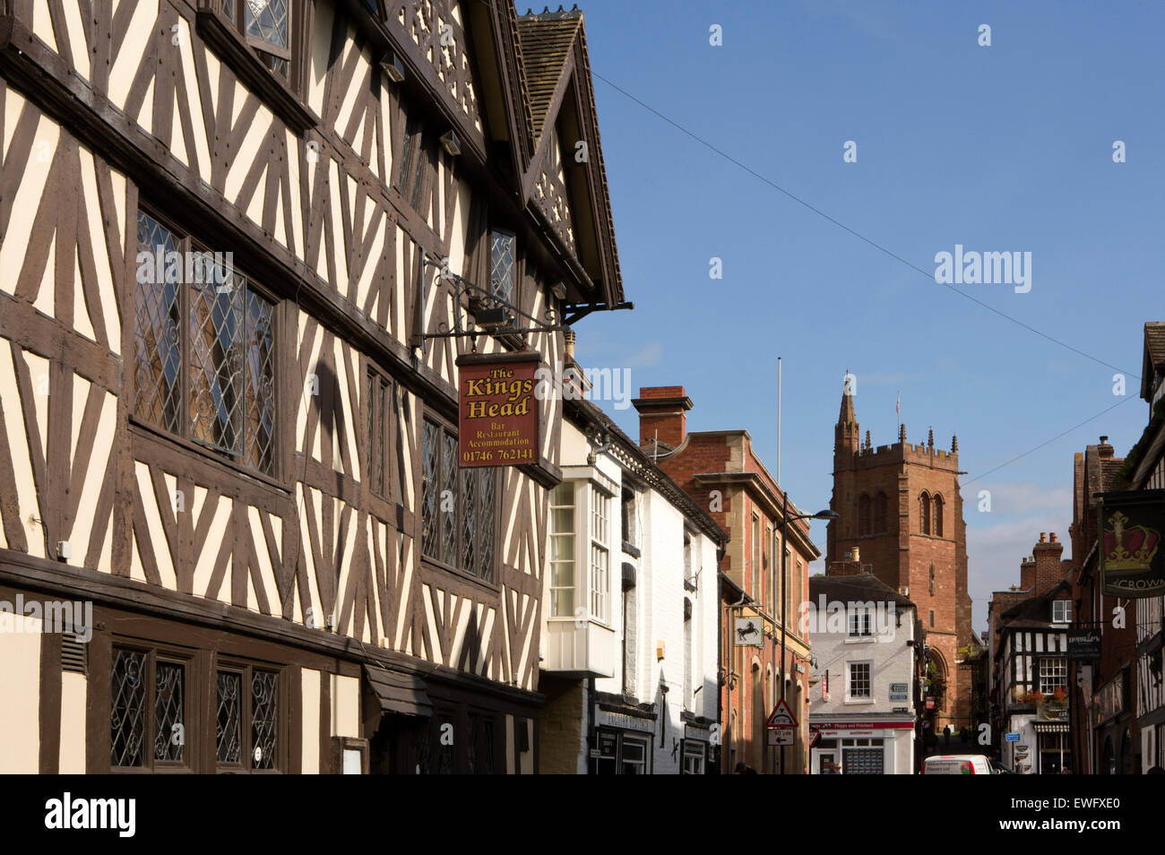 Royaume-uni, Angleterre, Shropshire, Bridgnorth, Whitburn Street, St Lawrence's Church redondants Banque D'Images