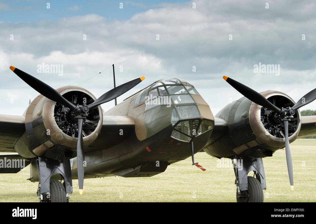 Bombardiers Bristol Blenheim à Bicester festival du volant moteur. Oxfordshire, Angleterre Banque D'Images
