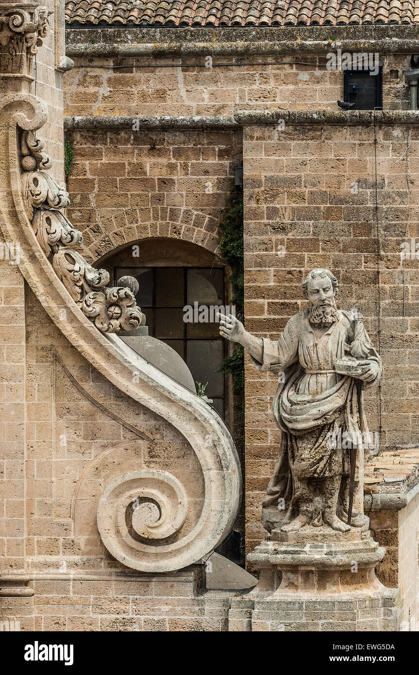 Pouilles Italie Francavilla Fontana l'Église Mère Banque D'Images