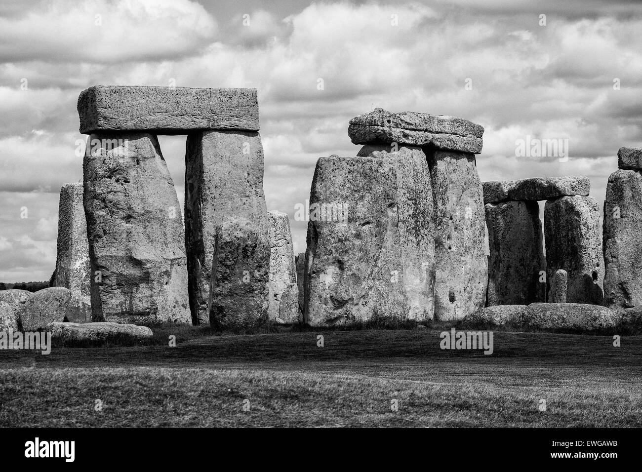 Stonehenge, la plaine de Salisbury, Wiltshire, Angleterre Banque D'Images