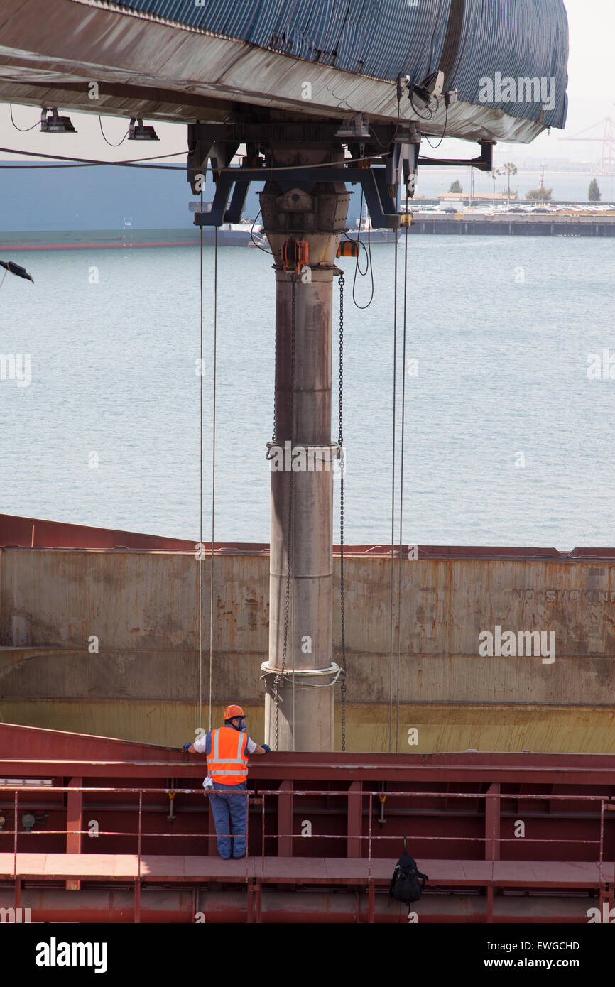 chargement des navires Banque D'Images