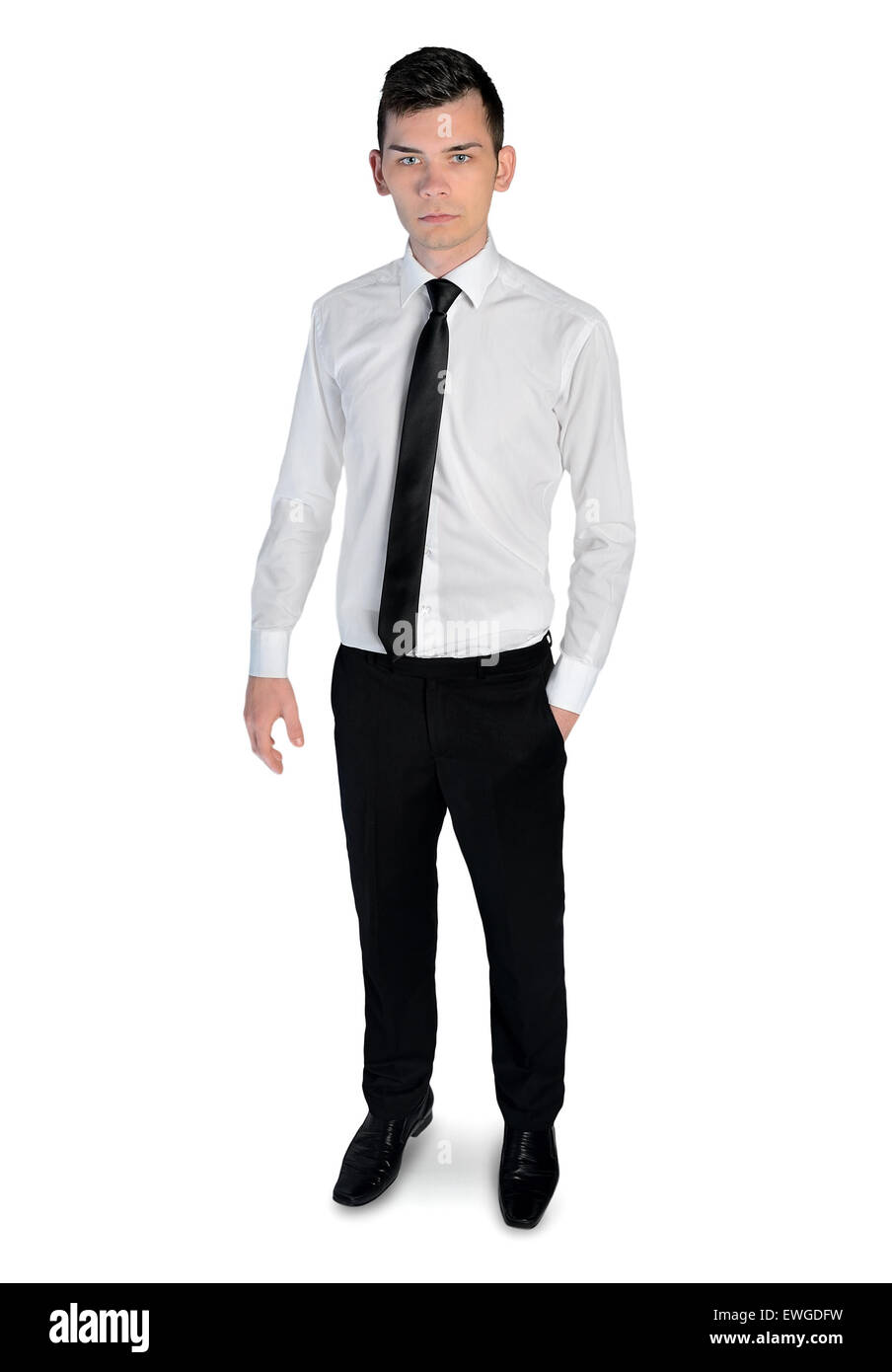 L'homme d'affaires isolées à huis clos Banque D'Images