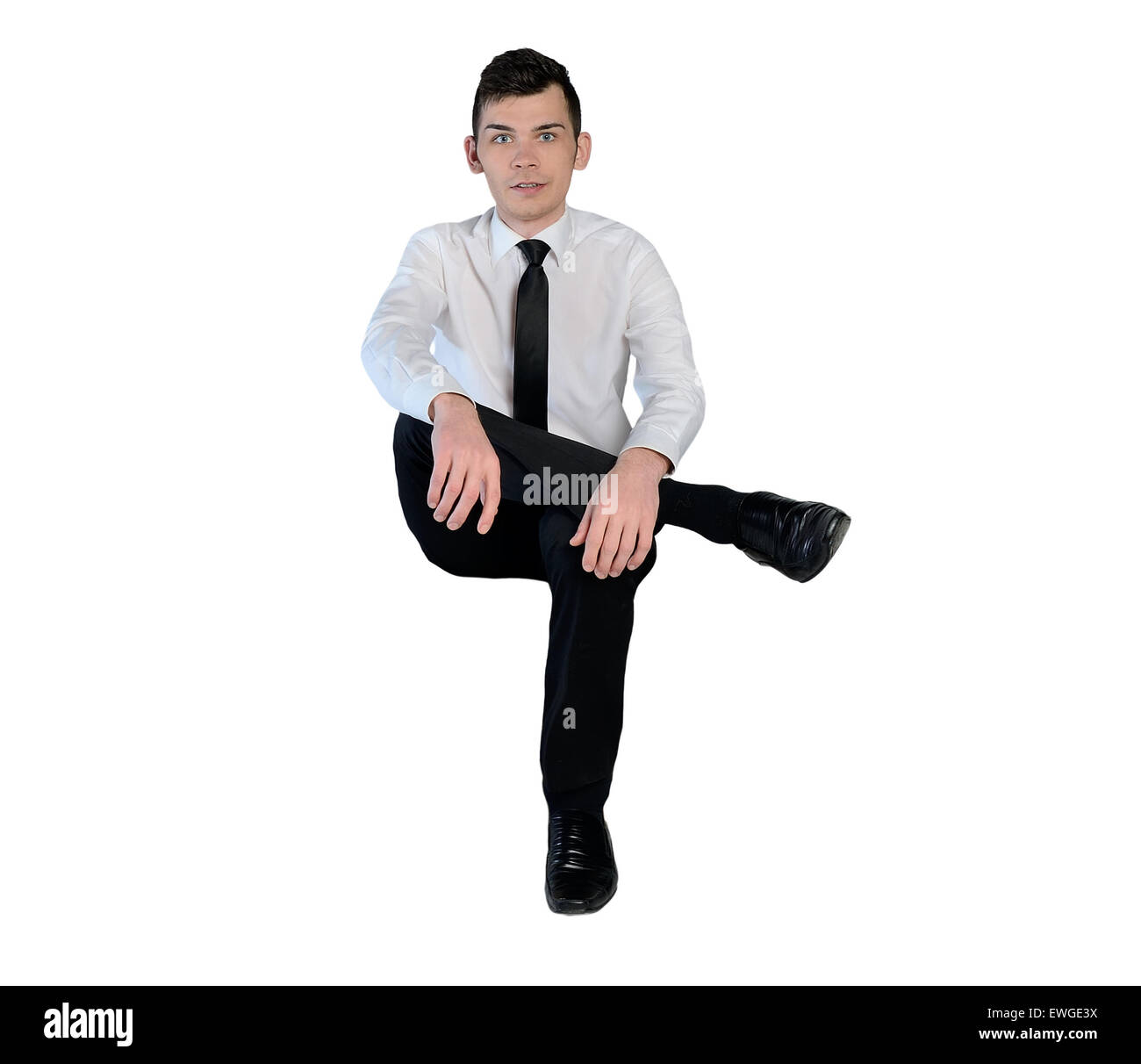 L'homme d'affaires isolées à huis clos Banque D'Images