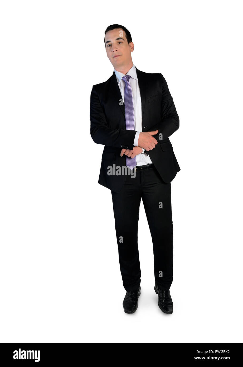 L'homme d'affaires isolées à l'avant Banque D'Images