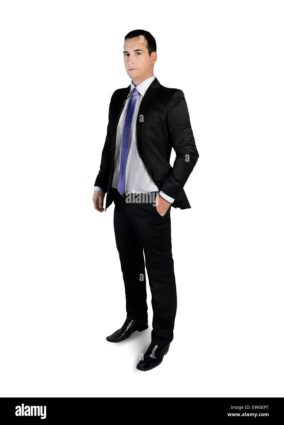 L'homme d'affaires isolées à huis clos Banque D'Images