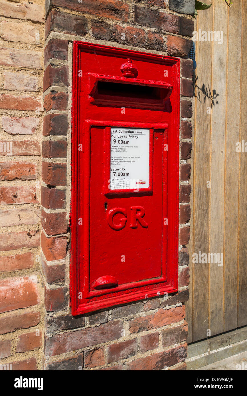 Post Box Rouge GPO Banque D'Images