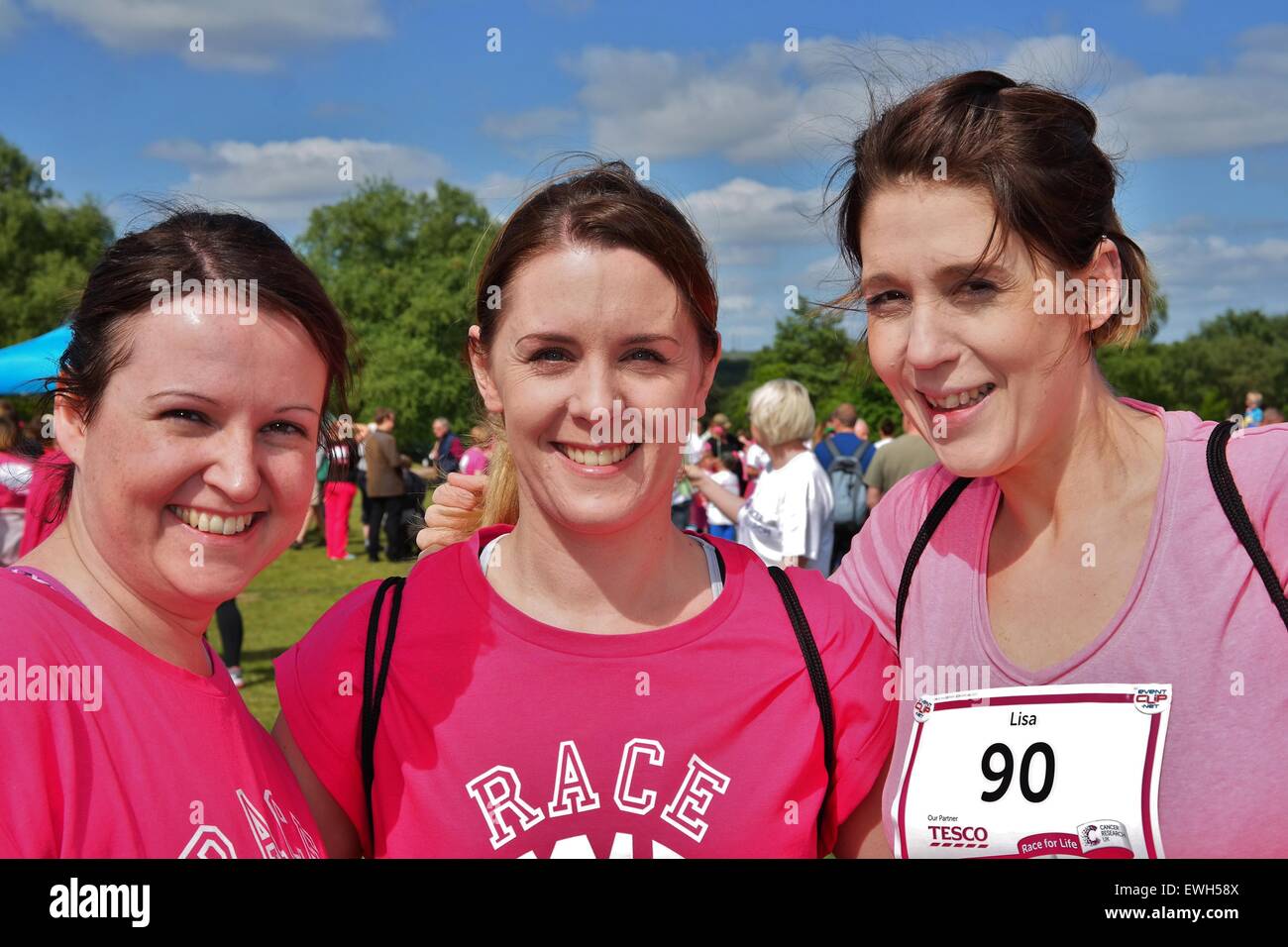 Course pour la vie - Sutton Coldfield, Angleterre - 7 juin 2015 Banque D'Images Course pour la vie - Sutton Coldfield, Angleterre - 7 juin 2015 Banque D'Images