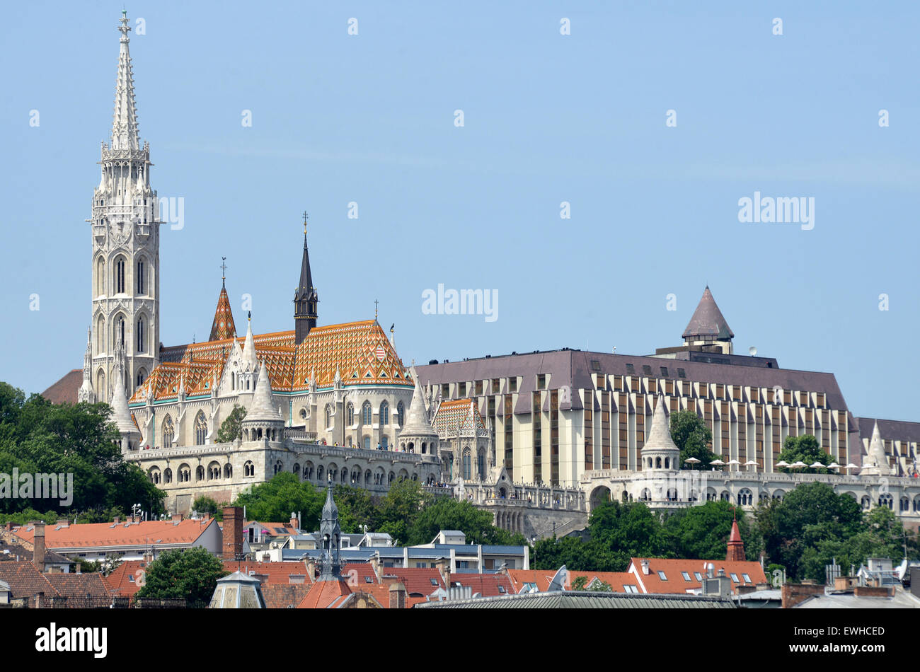 Église Notre Dame ou Matthias ChurchCastle Zone, Budapest Hongrie Banque D'Images Église Notre Dame ou Matthias ChurchCastle Zone, Budapest Hongrie Banque D'Images