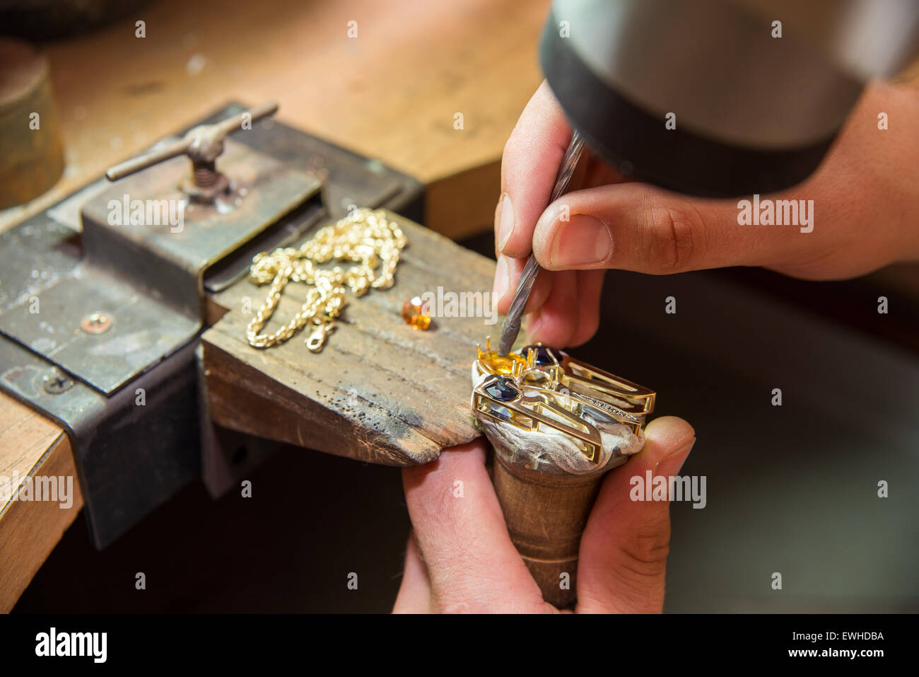 bijoutier Banque D'Images