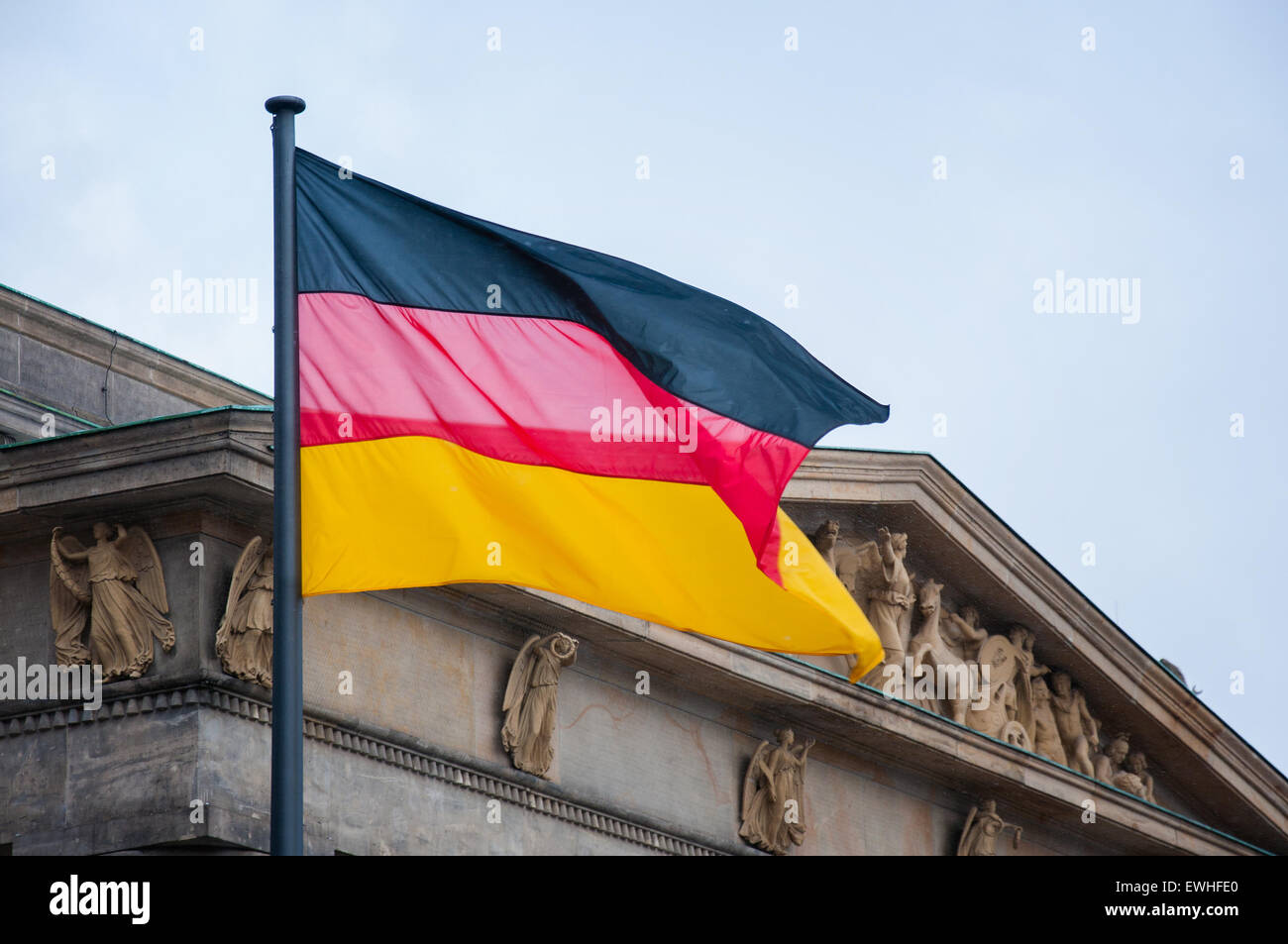 Drapeau allemand Banque D'Images