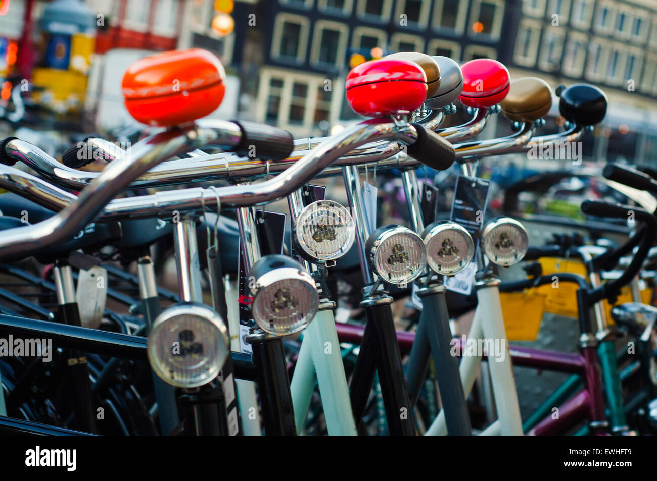 stationnement pour vélos Banque D'Images