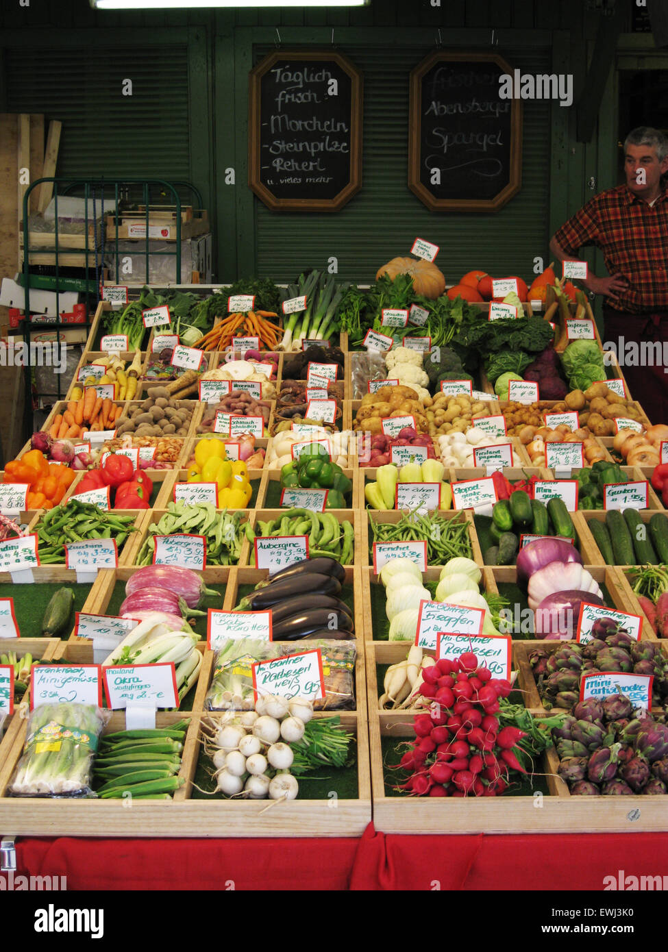 Marché alimentaire allemand Banque D'Images
