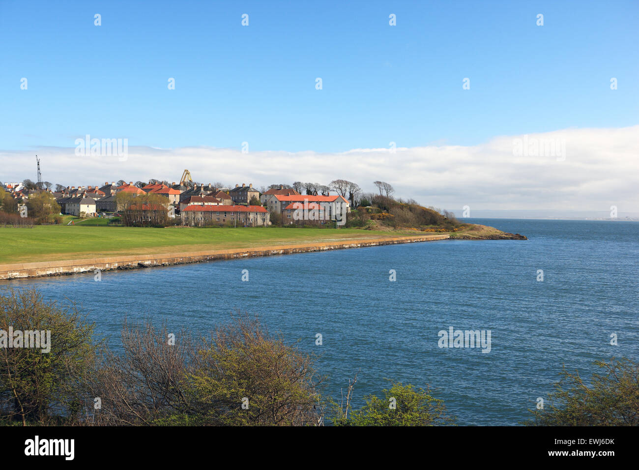 Zofingen sur le Firth of Forth est une ville dans la région écossaise de Fife. Banque D'Images