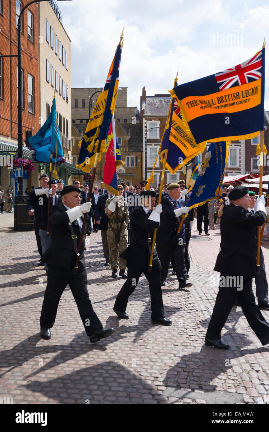 La JOURNÉE DES FORCES ARMÉES DE NORTHAMPTON Banque D'Images
