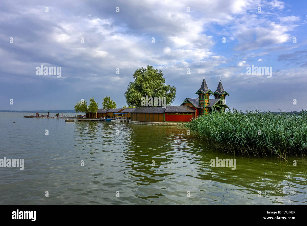 Keszthely, Balaton, Hongrie, l'ouest de la Hongrie, le lac Balaton Banque D'Images