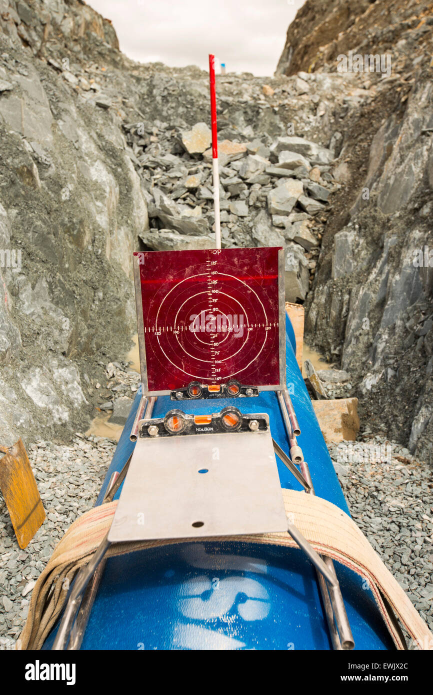 Les travaux de construction du Scandale Beck régime hydro ci-dessus, Ambleside dans le Lake District, UK. Le système est exploité par Ellergreen et lorsque terminé va générer 900 Kw d'électricité. Banque D'Images