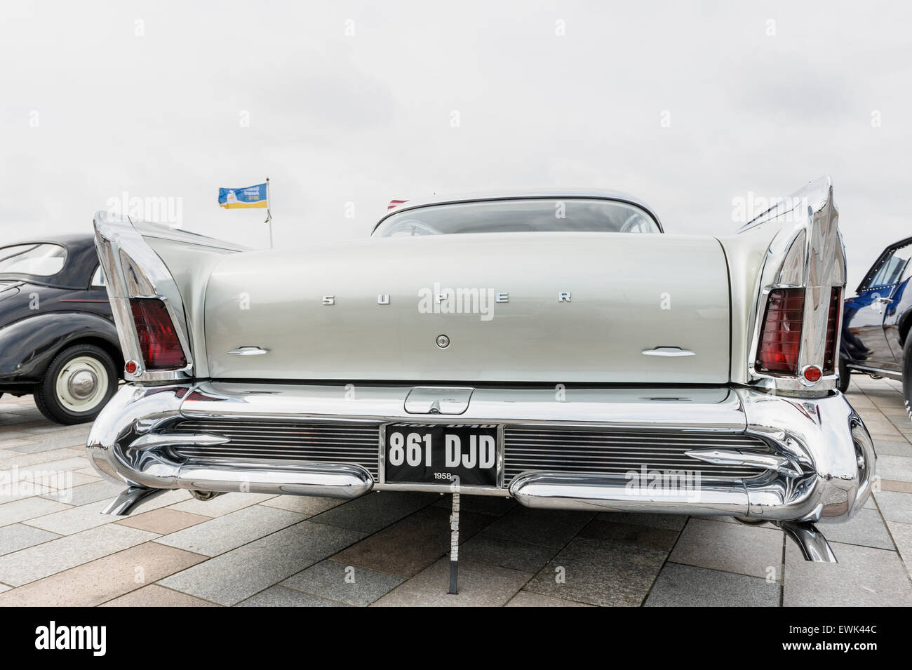 1958 Buick Super, voiture classique. Banque D'Images